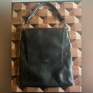 Matt & Nat Black Vegan Shoulder Bag